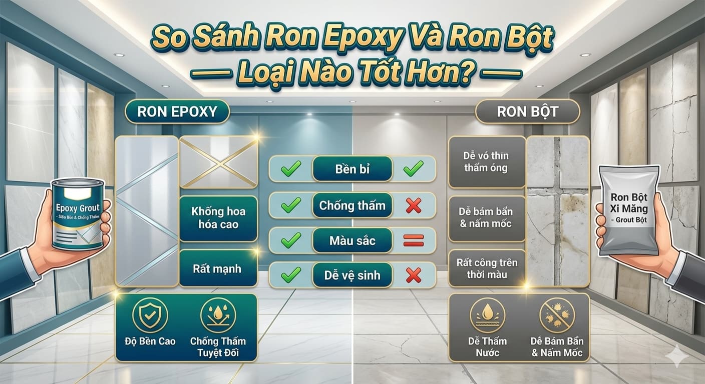 So Sánh Ron Epoxy Và Ron Bột — Loại Nào Tốt Hơn?